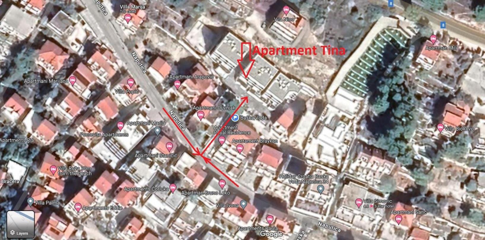 Apartment Tina Baška Voda Extérieur photo