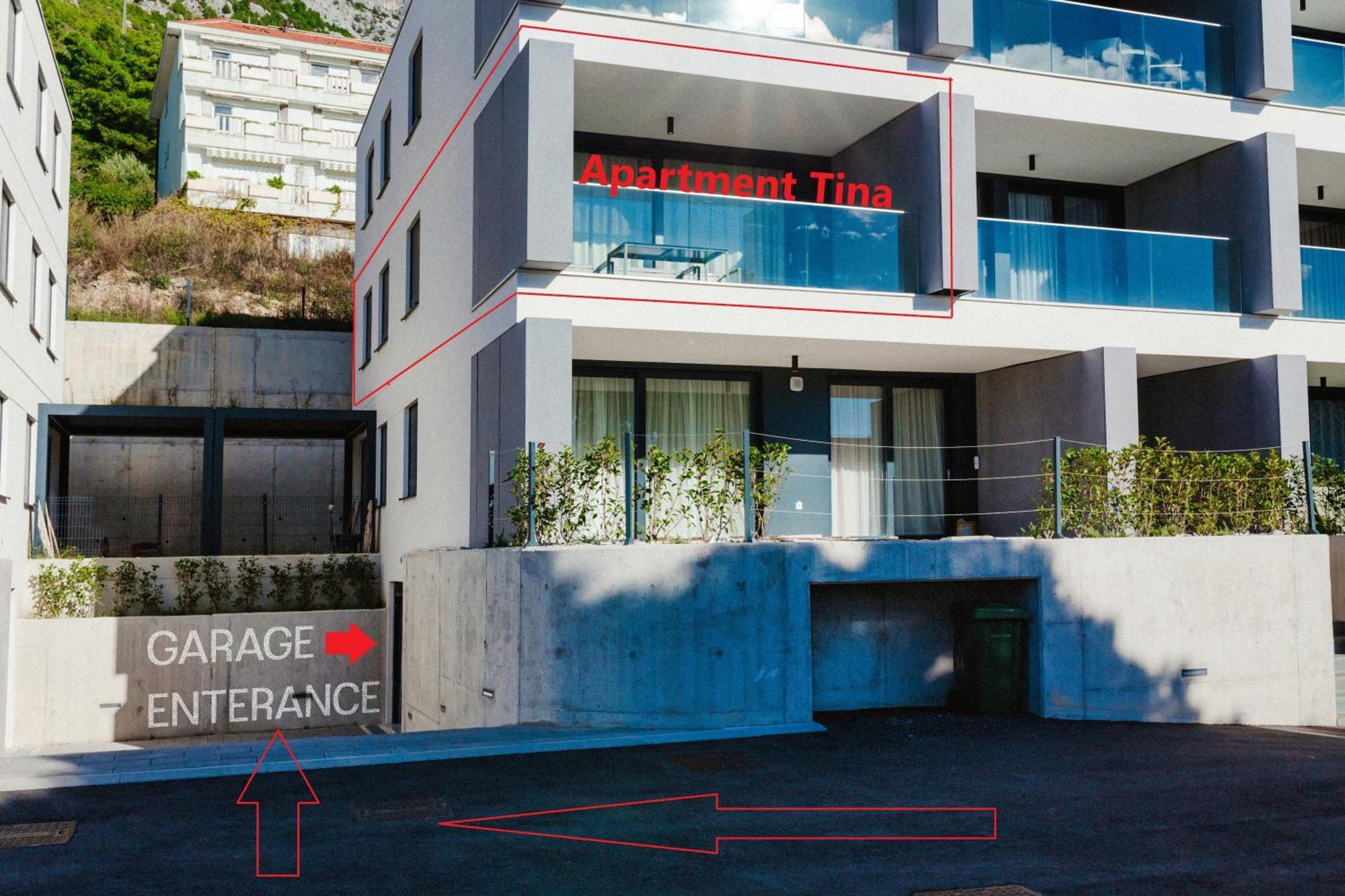 Apartment Tina Baška Voda Extérieur photo